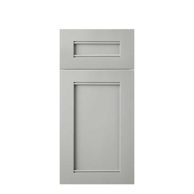 Isla Porter's Brin I cabinet door style in "Ghosted" paint color