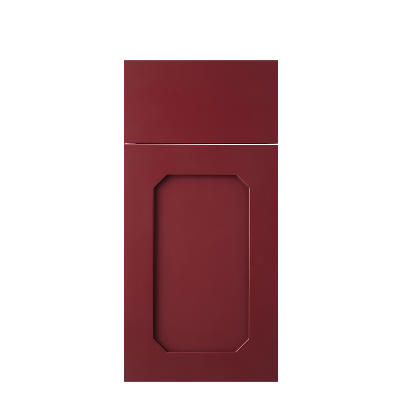 Isla Porter's Elle cabinet door style in "The House Wine" paint color
