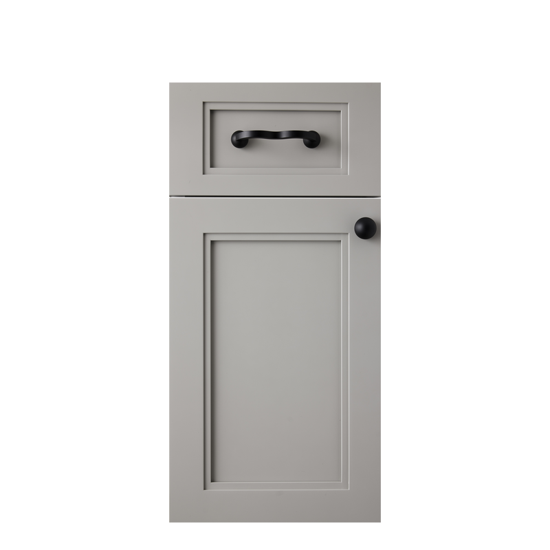 Isla Porter's Ewen cabinet door style in "Dusted" paint color