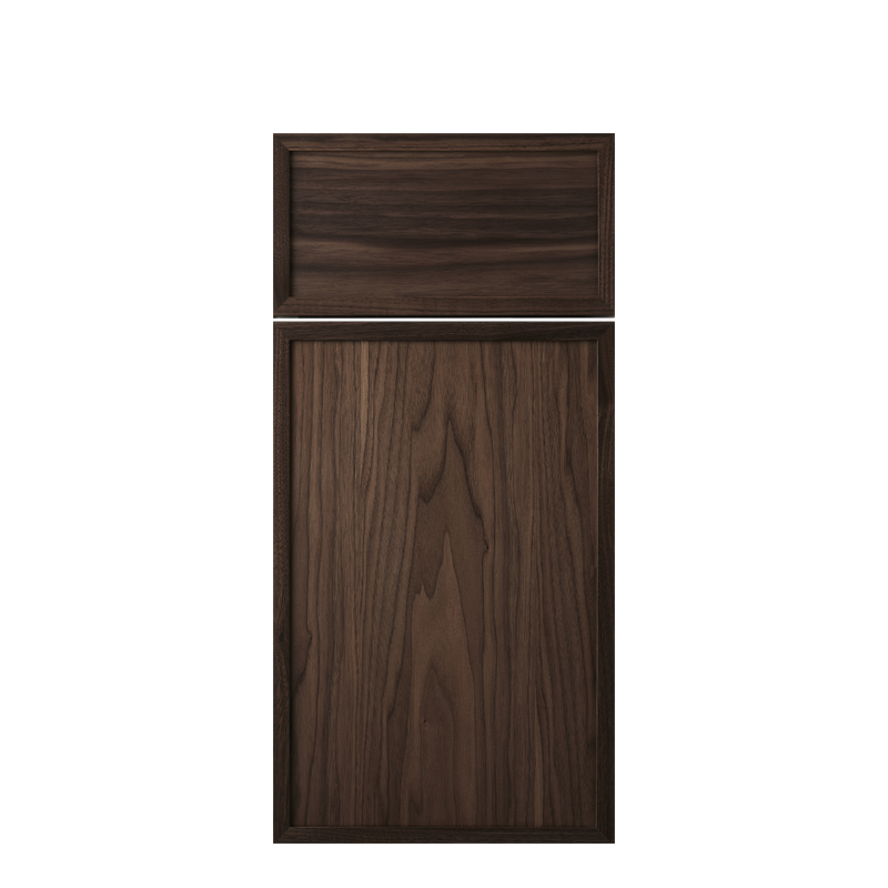 Isla Porter's Finn cabinet door style in "Nude" wood finish