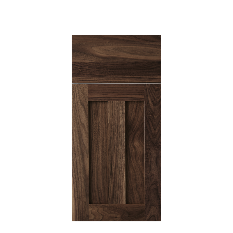 Isla Porter's Odan cabinet door style in "Nude" wood finish