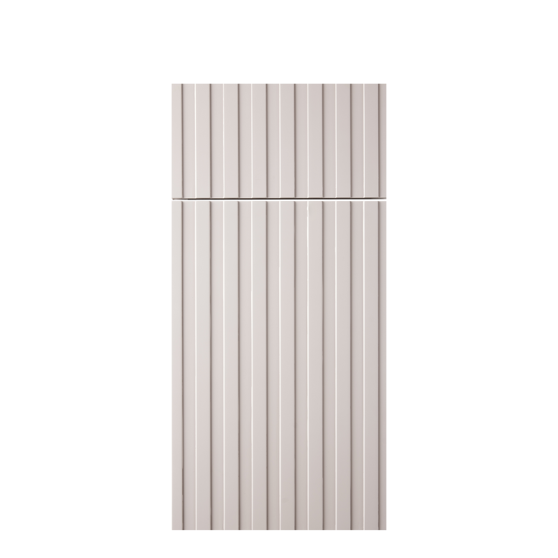 Isla Porter's Orla cabinet door style in "Love Potion" paint color