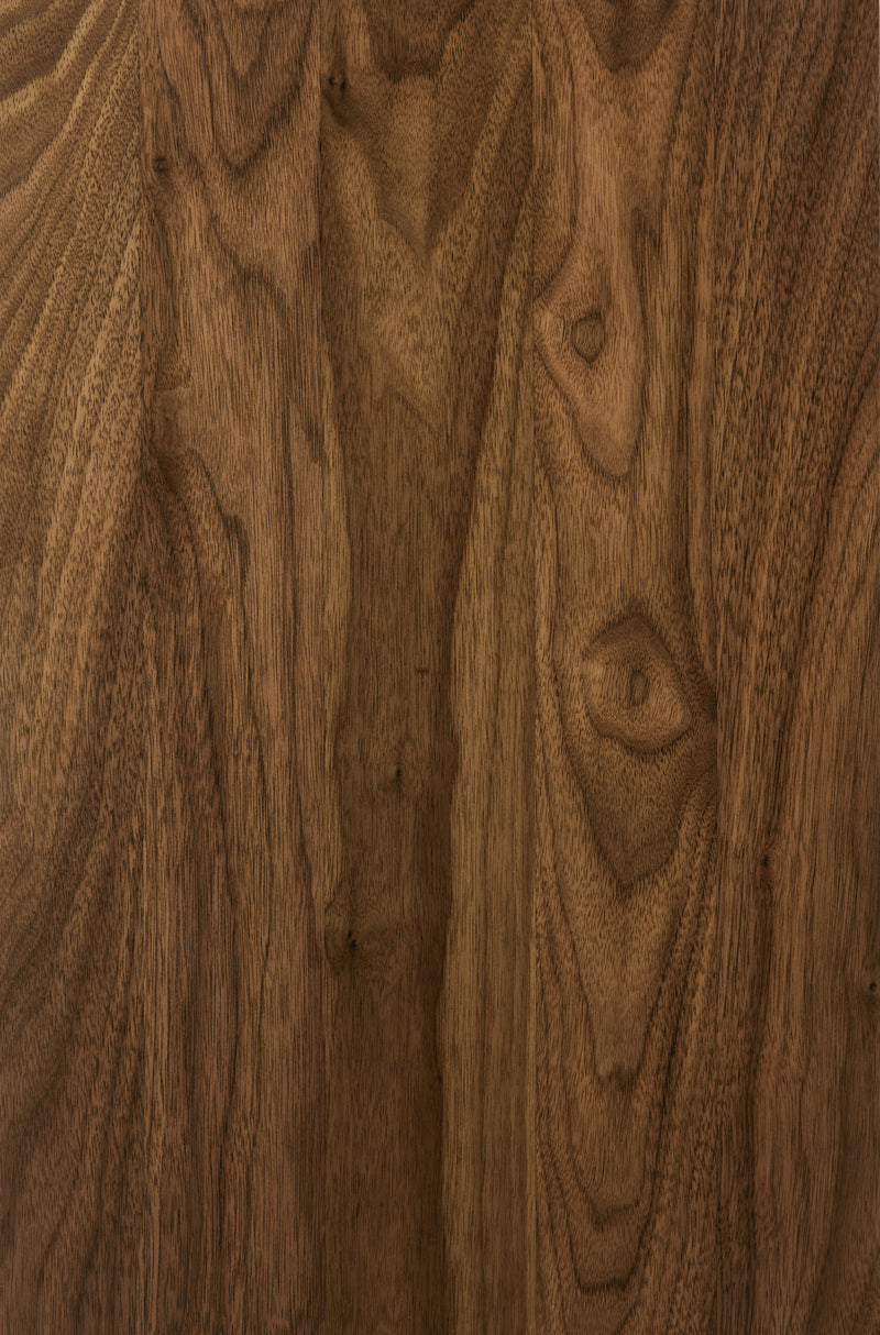 Isla Porter's "Nude" wood finish sample on Walnut wood