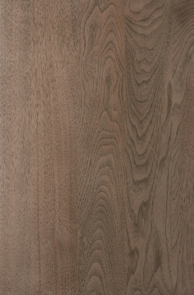 Isla Porter's "Your Oyster" wood finish sample on Walnut wood