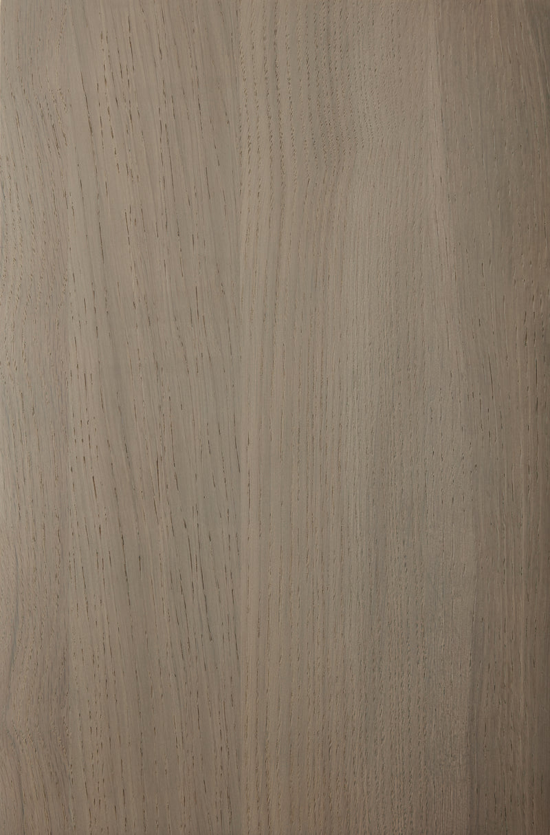 Isla Porter's "Silver Spoon" wood finish sample on White Oak wood