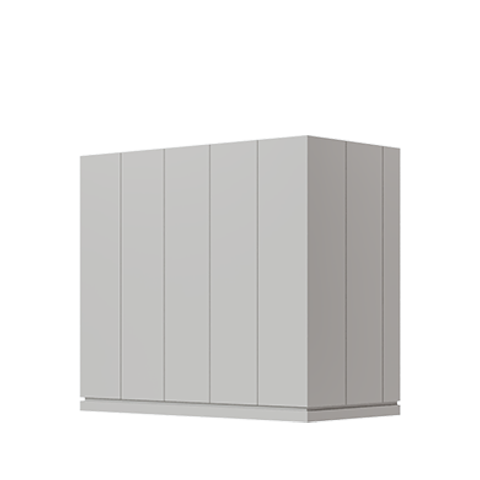 Isla Porter's Rowe Vertical Short Apron custom range hood